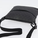 GUCCI GG Canvas Shoulder Bag Black Silver 374414 Auth 174510-6