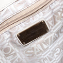 Salvatore Ferragamo Gancini Hand Bag Leather Ivory Auth 174511-15