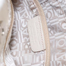 Salvatore Ferragamo Gancini Hand Bag Leather Ivory Auth 174511-21