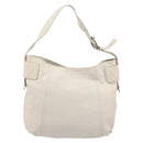 Salvatore Ferragamo Gancini Hand Bag Leather Ivory Auth 174511-3