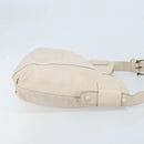Salvatore Ferragamo Gancini Hand Bag Leather Ivory Auth 174511-4