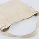 Salvatore Ferragamo Gancini Hand Bag Leather Ivory Auth 174511-6