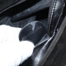GUCCI Hand Bag Suede Black Gold 002 2122 0465 Auth 174512-23