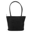 GUCCI Hand Bag Suede Black Gold 002 2122 0465 Auth 174512-3