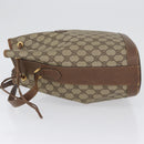 GUCCI GG Supreme Purse Shoulder Bag PVC Beige Gold 001 58 6850 Auth 174519-5