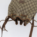 GUCCI GG Supreme Purse Shoulder Bag PVC Beige Gold 001 58 6850 Auth 174519-6