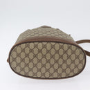 GUCCI GG Supreme Purse Shoulder Bag PVC Beige Gold 001 58 6850 Auth 174519-9