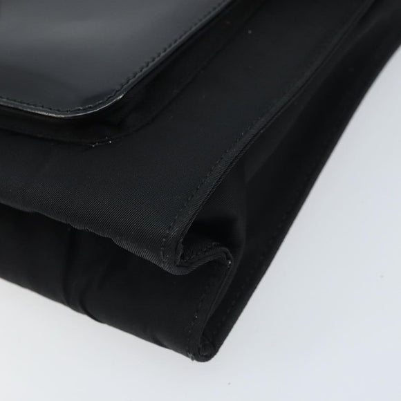 PRADA Shoulder Bag Nylon Black Auth 174527
