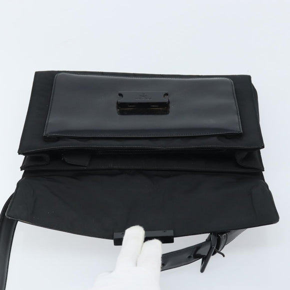 PRADA Shoulder Bag Nylon Black Auth 174527