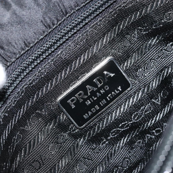 PRADA Shoulder Bag Nylon Black Auth 174527