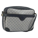 GUCCI Micro GG Supreme Shoulder Bag PVC Navy Gold 007 904 0423 Auth 174532-1