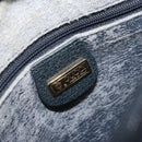 GUCCI Micro GG Supreme Shoulder Bag PVC Navy Gold 007 904 0423 Auth 174532-19