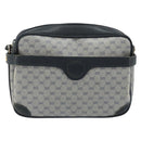 GUCCI Micro GG Supreme Shoulder Bag PVC Navy Gold 007 904 0423 Auth 174532-13