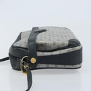 GUCCI Micro GG Supreme Shoulder Bag PVC Navy Gold 007 904 0423 Auth 174532-4