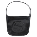 GUCCI Hand Bag Patent leather Black 007 0249 Auth 174533-13