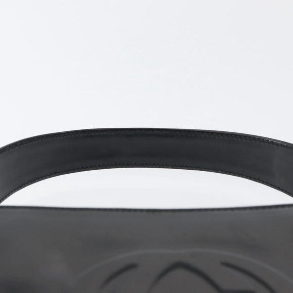 GUCCI Hand Bag Patent leather Black 007 0249 Auth 174533