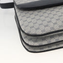 GUCCI Micro GG Supreme Shoulder Bag PVC Navy Gold 004 106 0024 Auth 174535-11