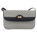 GUCCI Micro GG Supreme Shoulder Bag PVC Navy Gold 004 106 0024 Auth 174535-2
