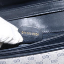 GUCCI Micro GG Supreme Shoulder Bag PVC Navy Gold 004 106 0024 Auth 174535-24