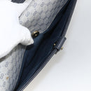 GUCCI Micro GG Supreme Shoulder Bag PVC Navy Gold 004 106 0024 Auth 174535-25