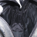 GUCCI GG Canvas Shoulder Bag Black Silver 03136 Auth 174538-19