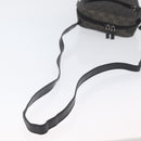 GUCCI GG Canvas Shoulder Bag Black Silver 03136 Auth 174538-7