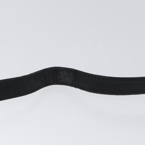 GUCCI GG Canvas Shoulder Bag Black Silver 03136 Auth 174538