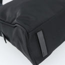 PRADA Hand Bag Nylon Black Silver Auth 174539-13