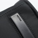 PRADA Hand Bag Nylon Black Silver Auth 174539-14
