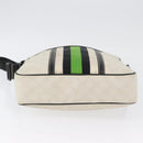 GUCCI GG Supreme Shoulder Bag PVC White 181061 506631 Auth 174543-10