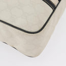 GUCCI GG Supreme Shoulder Bag PVC White 181061 506631 Auth 174543-11