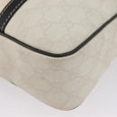 GUCCI GG Supreme Shoulder Bag PVC White 181061 506631 Auth 174543-12