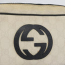 GUCCI GG Supreme Shoulder Bag PVC White 181061 506631 Auth 174543-16