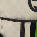 GUCCI GG Supreme Shoulder Bag PVC White 181061 506631 Auth 174543-17