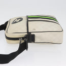 GUCCI GG Supreme Shoulder Bag PVC White 181061 506631 Auth 174543-5