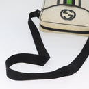 GUCCI GG Supreme Shoulder Bag PVC White 181061 506631 Auth 174543-8