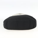 PRADA Shoulder Bag Nylon Black Silver Auth 174544-10