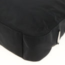 PRADA Shoulder Bag Nylon Black Silver Auth 174544-13