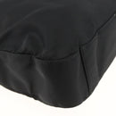 PRADA Shoulder Bag Nylon Black Silver Auth 174544-14