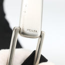 PRADA Shoulder Bag Nylon Black Silver Auth 174544-16