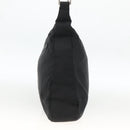 PRADA Shoulder Bag Nylon Black Silver Auth 174544-5