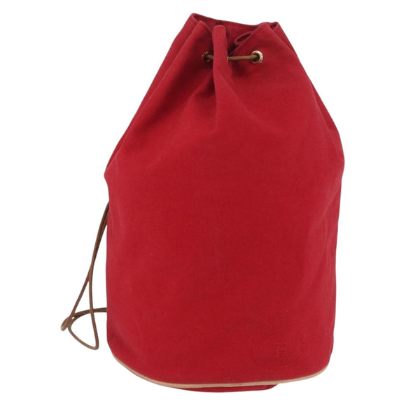 HERMES Tasche Porosion Mimill PM Umhängetasche Baumwolle Rot Original 174545