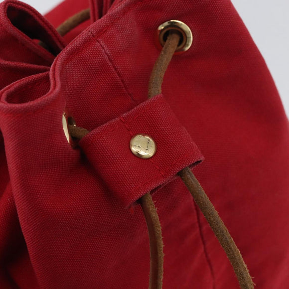 HERMES Tasche Porosion Mimill PM Umhängetasche Baumwolle Rot Original 174545