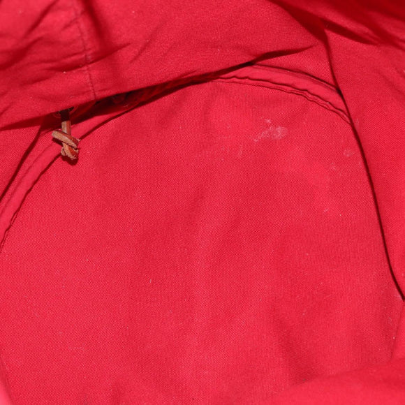HERMES Tasche Porosion Mimill PM Umhängetasche Baumwolle Rot Original 174545