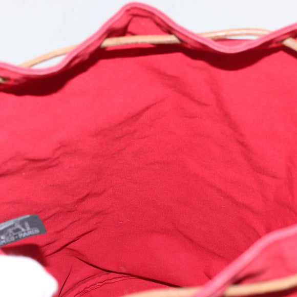 HERMES Tasche Porosion Mimill PM Umhängetasche Baumwolle Rot Original 174545