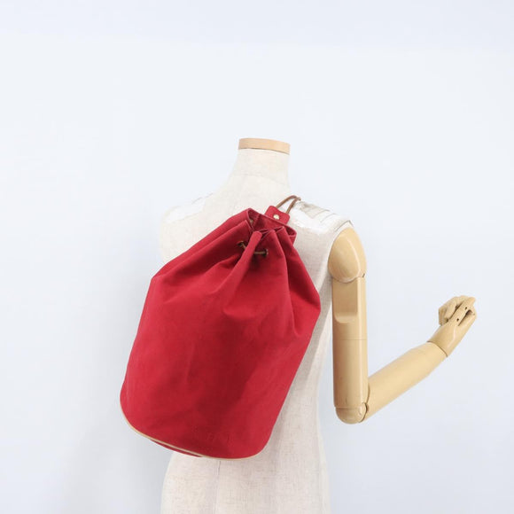 HERMES Tasche Porosion Mimill PM Umhängetasche Baumwolle Rot Original 174545