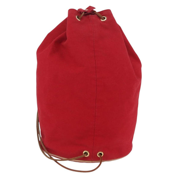 HERMES Tasche Porosion Mimill PM Umhängetasche Baumwolle Rot Original 174545