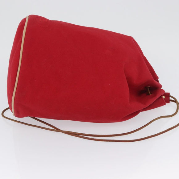 HERMES Tasche Porosion Mimill PM Umhängetasche Baumwolle Rot Original 174545
