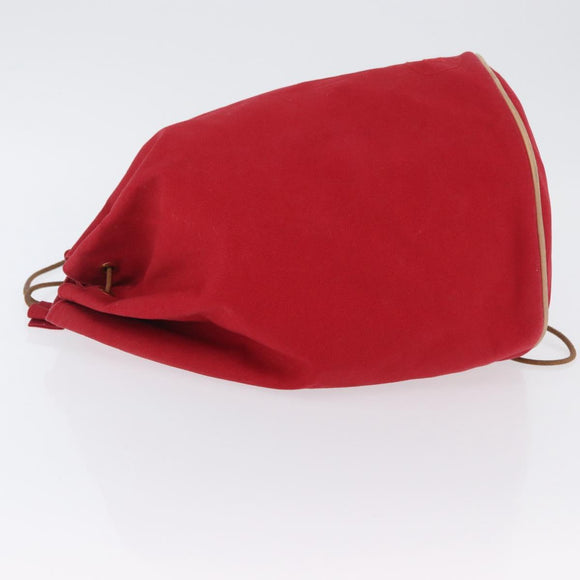HERMES Tasche Porosion Mimill PM Umhängetasche Baumwolle Rot Original 174545