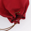 HERMES Tasche Porosion Mimill PM Umhängetasche Baumwolle Rot Original 174545-6